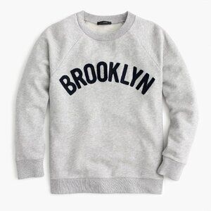 J. Crew Brooklyn Pullover Crewneck Sweatshirt, XS